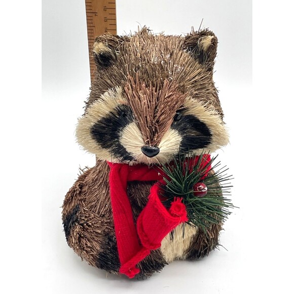 Large Holiday Sisal Bristle Buri Brush Animal Woodland Figures 8" Tall CHOOSE 1 - Picture 11 of 16